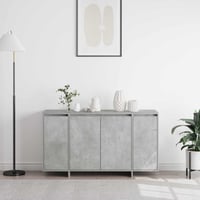 Seif de siguranță ignifug vidaXL, gri beton, 135x41x75 cm, din lemn prelucrat — fără accesorii, deteriorat și utilizat (stare: vezi a doua imagine) 7