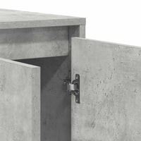 Seif de siguranță ignifug vidaXL, gri beton, 135x41x75 cm, din lemn prelucrat — fără accesorii, deteriorat și utilizat (stare: vezi a doua imagine) 13