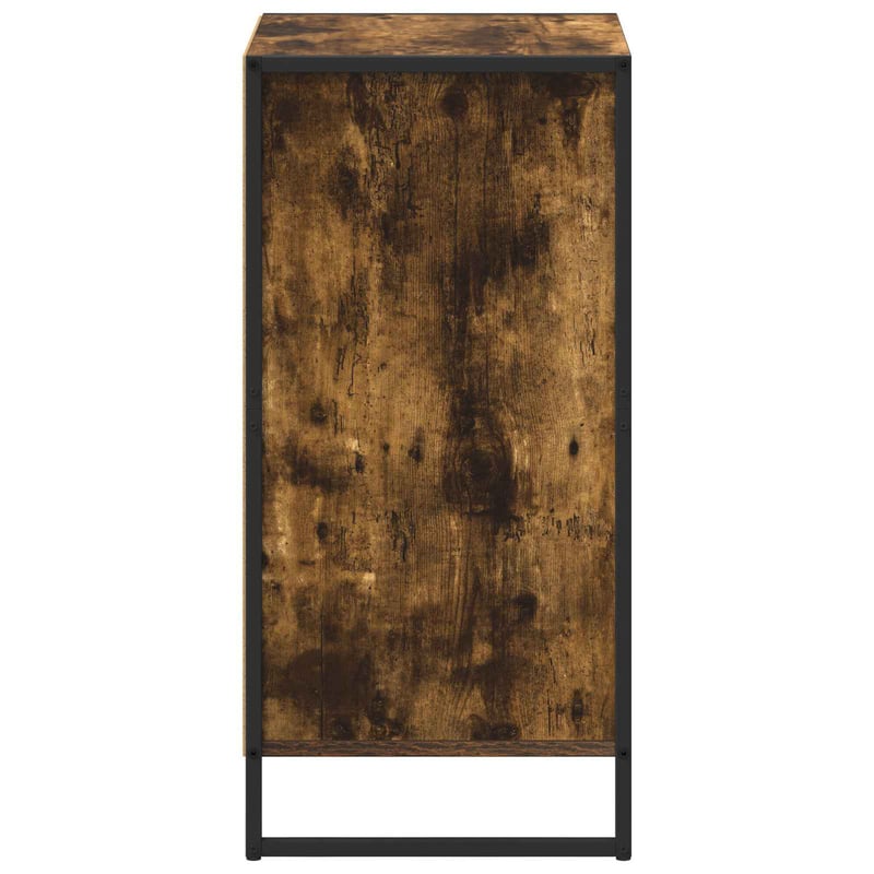 vidaXL Széf fiókkal Füstös tölgy 43x36x75,5 cm