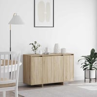 vidaXL Széf Sonoma Tölgy Színben 120x41x75 cm Szerelt Fa Értéktároló Szekrény Otthoni Biztonságos Tároláshoz 2