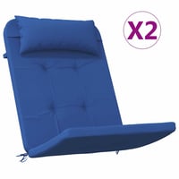 vidaXL Székpárnák Kék 2 db Oxford Szövet 58x77 cm 1