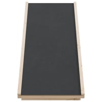 vidaXL szürke fenyőfa kutyarámpa 100x40 cm 4