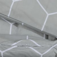 vidaXL szürke pamut ágyneműhuzat 140x200 cm 4