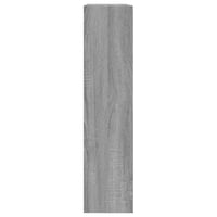 vidaXL cipőszekrény szürke sonoma színű szerelt fa 80x21x87,5 cm tárolóbútor előszobába 7