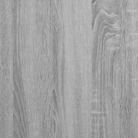 vidaXL cipőszekrény szürke sonoma színű szerelt fa 80x21x87,5 cm tárolóbútor előszobába 8