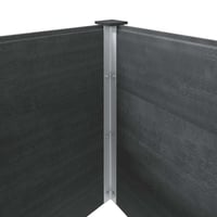 vidaXL szürke WPC kerti magaságyás 200x50x91 cm 6