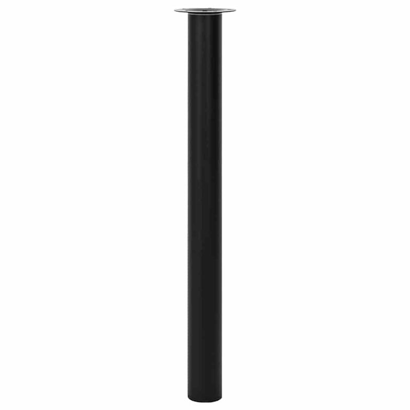 vidaXL teleszkópos asztalláb 710-1100 mm fekete 2 db