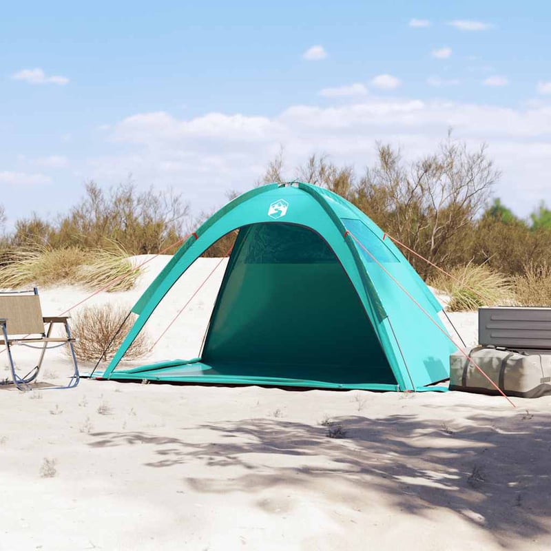 vidaXL tengerzöld vízálló strandsátor UV védelemmel