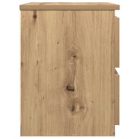 vidaXL Tölgy Éjjeliszekrény 30x30x40 cm - 2 db Szerelt Fa 8