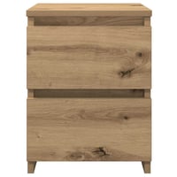 vidaXL Tölgy Éjjeliszekrény 30x30x40 cm - 2 db Szerelt Fa 6