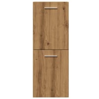 vidaXL tölgy fürdőszobaszekrény 30x30x80 cm fali függő 4