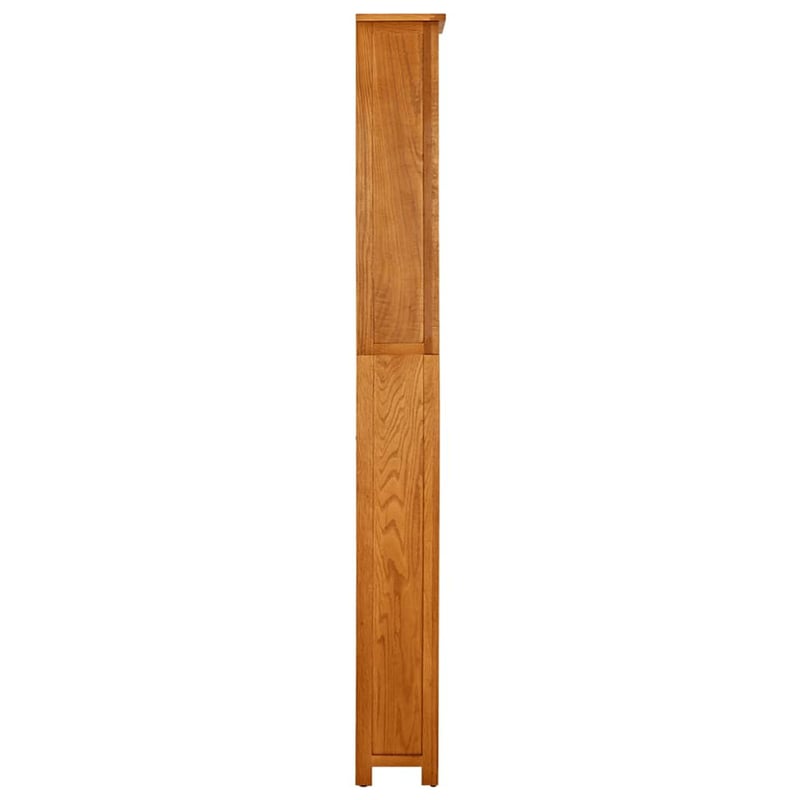 vidaXL Tölgy Könyvszekrény 7 Polcos 60x22x200 cm Masszív Fa