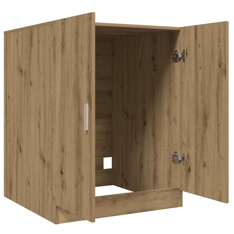 vidaXL Tölgy Mosógépszekrény 70,5x71,5x91,5 cm Kézműves Stílus