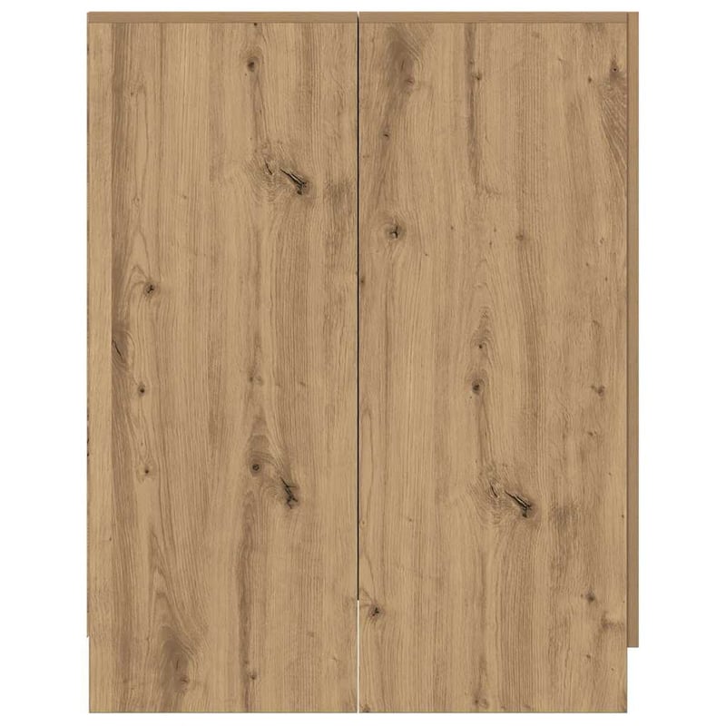 vidaXL Tölgy Mosógépszekrény 70,5x71,5x91,5 cm Kézműves Stílus