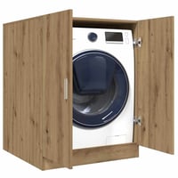 vidaXL Tölgy Mosógépszekrény 70,5x71,5x91,5 cm Kézműves Stílus 2
