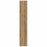vidaXL Tölgy Szerelt Fa Könyvespolc 60x24x143 cm 6