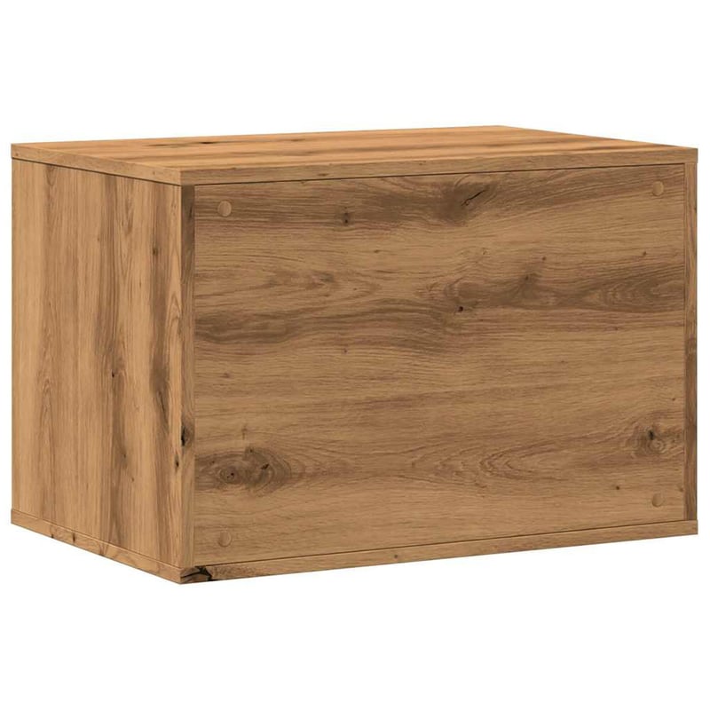 vidaXL Tölgy Szerelt Fa Macskaalomdoboz 60x40x40 cm