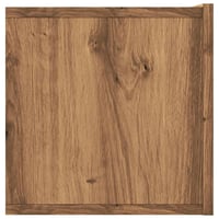vidaXL Tölgy Színű Fa Fali TV-szekrény 120x30x30 cm 5