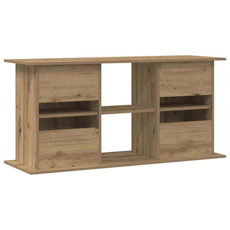 Suport pentru acvariu vidaXL, stejar, 121x41x58 cm, din placaj