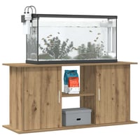 Suport pentru acvariu vidaXL, stejar, 121x41x58 cm, din placaj 3