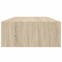 vidaXL tölgyszínű MDF falra szerelhető fiókos polc 60x23,5x10 cm 7