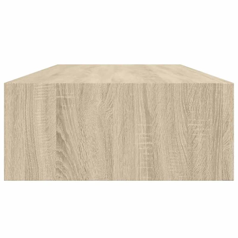 vidaXL tölgyszínű MDF falra szerelhető fiókos polc 60x23,5x10 cm