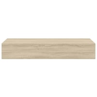 vidaXL tölgyszínű MDF falra szerelhető fiókos polc 60x23,5x10 cm 6
