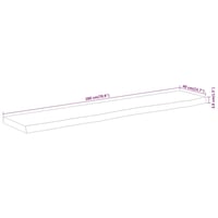 vidaXL tömör akácfa asztallap 180x40 cm téglalap alakú 8