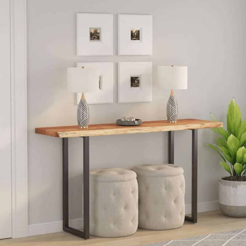 vidaXL tömör akácfa asztallap 180x40 cm téglalap alakú