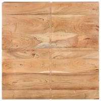 vidaXL tömör akácfa dohányzóasztal 80x80x28 cm 4