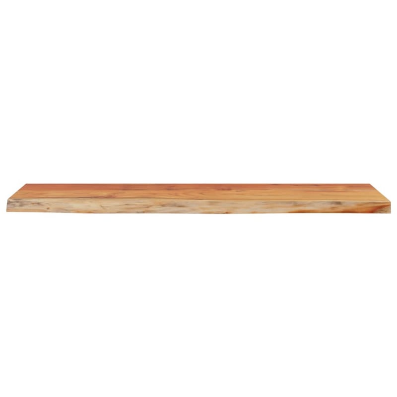 vidaXL tömör akácfa fali polc 120x30 cm téglalap alakú