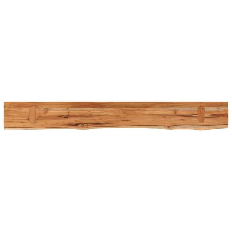 vidaXL tömör akácfa fali polc 160x20 cm téglalap alakú
