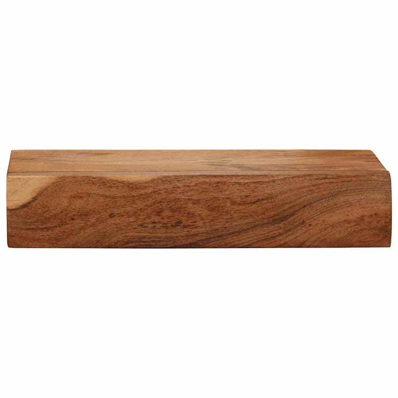 vidaXL Tömör akácfa fali polc 40x17 cm - 2 darab szett