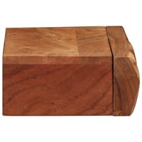 vidaXL Tömör akácfa fali polc 40x17 cm - 2 darab szett 7