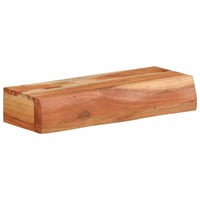 vidaXL Tömör akácfa fali polc 40x17 cm - 2 darab szett 3