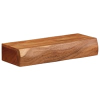 vidaXL Tömör akácfa fali polc 40x17 cm - 2 darab szett 4