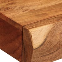 vidaXL Tömör akácfa fali polc 40x17 cm - 2 darab szett 9