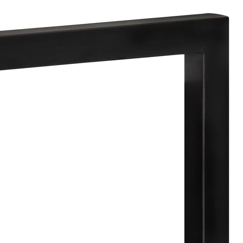 vidaXL Tömör akácfa falipolc acél tartóval 25x25x35 cm 2 db