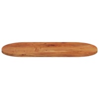 vidaXL tömör akácfa ovális asztallap 120x60 cm 3