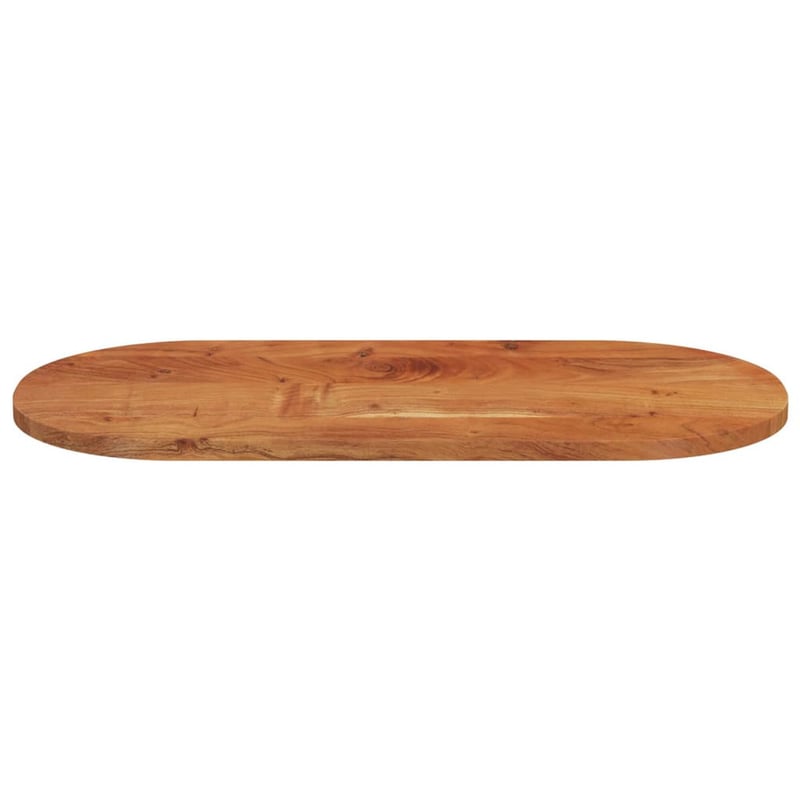 vidaXL tömör akácfa ovális asztallap 120x60 cm