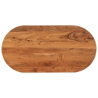 vidaXL tömör akácfa ovális asztallap 120x60 cm 1