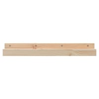 vidaXL Tömör fenyőfa fali polc szett 80x12x9 cm 2 darab 4