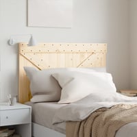 vidaXL tömör fenyőfa fejtámla 100x104 cm ágy 2