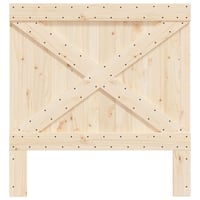 vidaXL tömör fenyőfa fejtámla 100x104 cm ágy 3