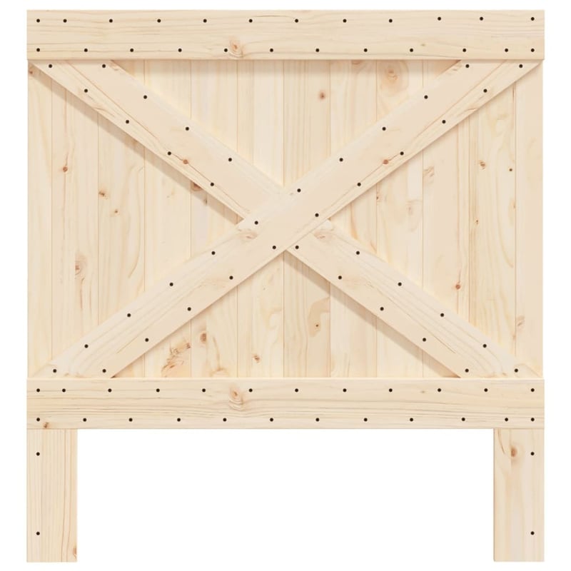 vidaXL tömör fenyőfa fejtámla 100x104 cm ágy