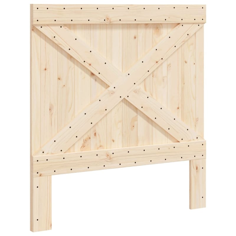 vidaXL tömör fenyőfa fejtámla 100x104 cm ágy