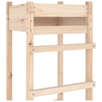 Turn de joacă pentru copii vidaXL din lemn masiv de pin, 52,5x46,5x206,5 cm, cadru de cățărat de grădină cu tobogan – scânduri de acoperiș deteriorate (stare: vezi a 2-a imagine) 8