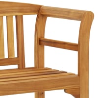 vidaXL tömör tíkfa kerti pad 114 cm 5