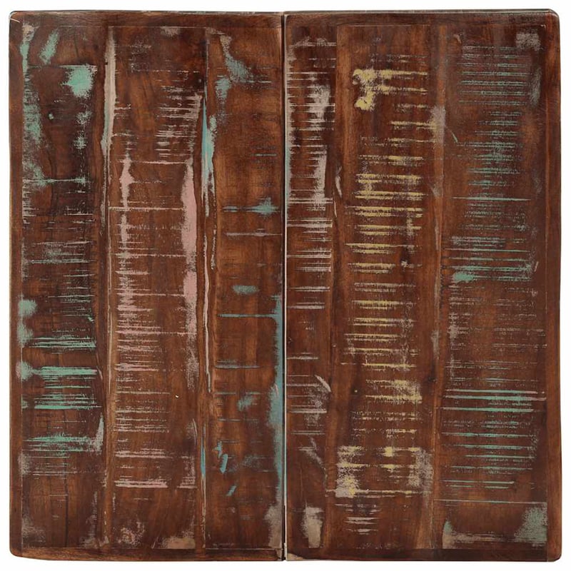 vidaXL tömör újrahasznosított fa bisztróasztal 60x60x76 cm