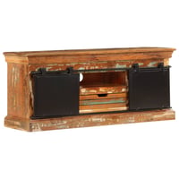 vidaXL tömör újrahasznosított fa TV-szekrény 110x30x45 cm 1